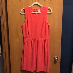 J. Crew sleeveless coral dress
